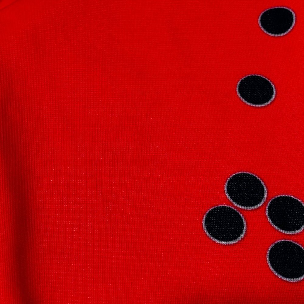 BENCH x Miss Pink Red Polka Dot Zip Hoodie | Casual Streetwear | Medium * - Picture 9 of 9